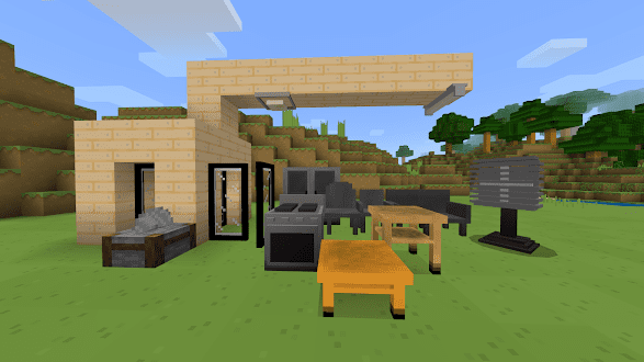 Props and Furnitures Addon (1.20) - MCPE/Bedrock Mod 8