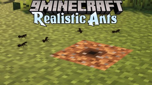 Realistic Ants Mod (1.19.2) – Worker Ants, Army Ants, Queen Ants Thumbnail