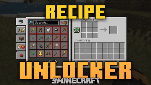 Recipe Unlocker Mod (1.21, 1.20.1) – Never Forget A Recipe Again Thumbnail