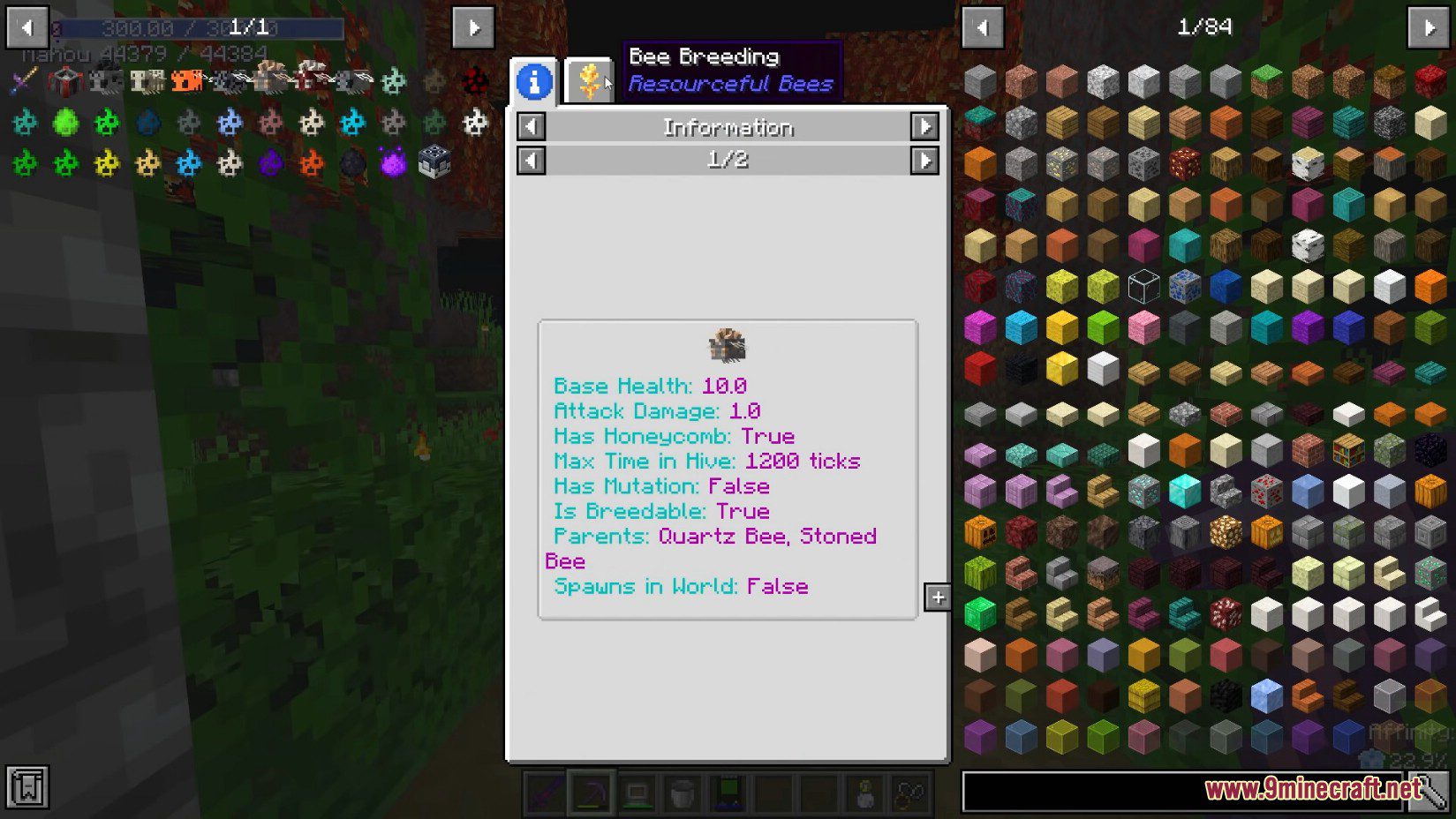 Resourceful Bees Mod (1.19.2, 1.16.5) - Creating Highly Customized Bees 2