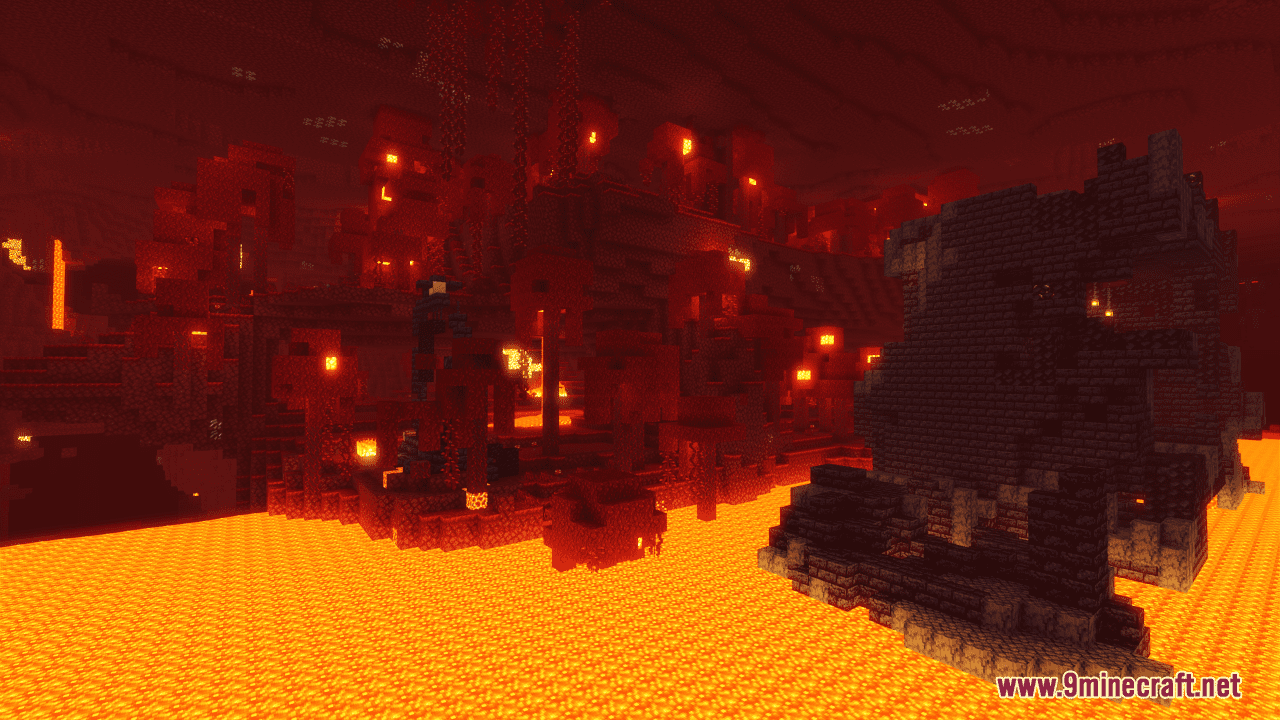 Rising 2 Map (1.21.1, 1.20.1) - Nether Survival 11