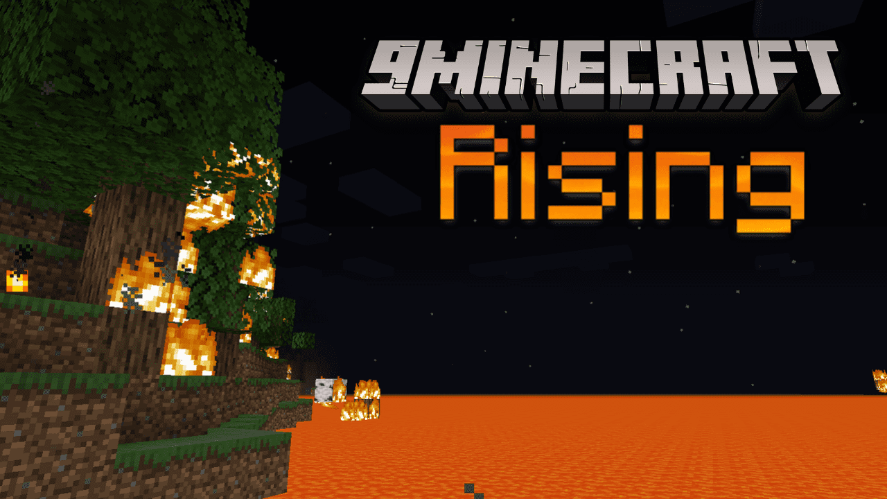 Rising Map (1.21.1, 1.20.1) - Every Minute, Lava Rises 1