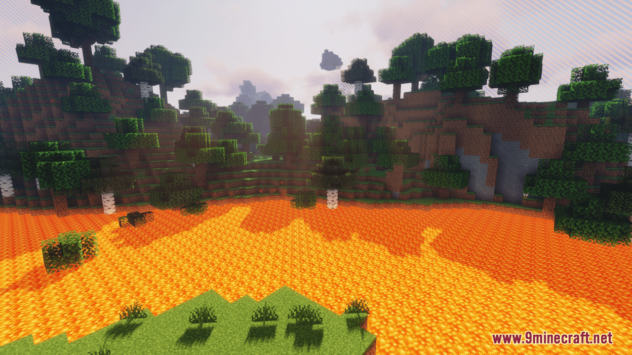 Rising Map (1.21.1, 1.20.1) - Every Minute, Lava Rises 10