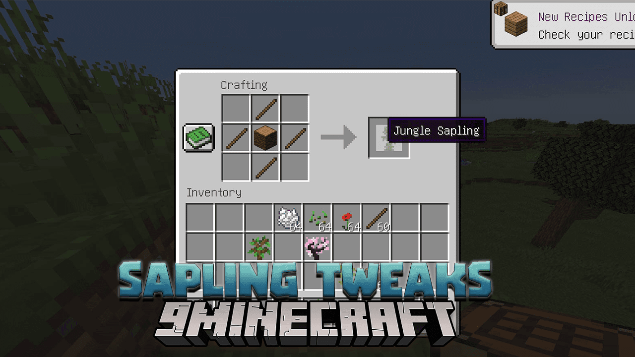 Sapling Tweaks Data Pack (1.20.4, 1.19.4) - Cultivate Your Minecraft World With Enhanced Sapling Mechanics! 1
