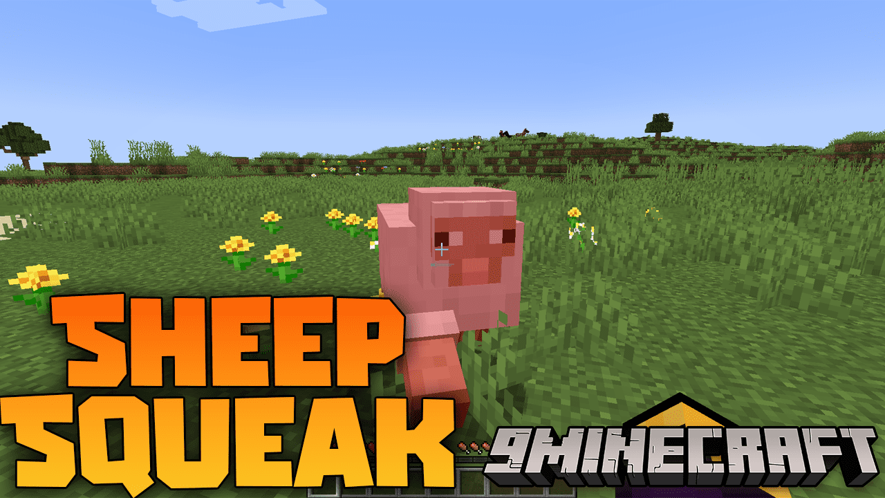 Sheep Squeak Mod (1.20.4, 1.19.4) - A Playful Sheep Interaction Mod 1