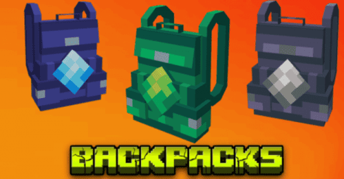 Simple Backpacks Addon (1.20) – MCPE/Bedrock Mod Thumbnail