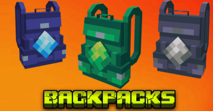 Simple Backpacks Addon (1.20) - MCPE/Bedrock Mod 1