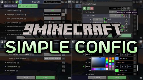 Simple Config Mod (1.20.1, 1.19.4) – Configuration Menus and Commands Thumbnail