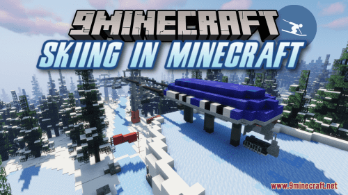 Skiing in Minecraft Map (1.21.1, 1.20.1) – Mount Ignis Thumbnail