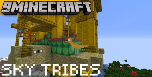 Sky Tribes Mod (1.18.2, 1.16.5) – Flying Turtles With Villages Thumbnail