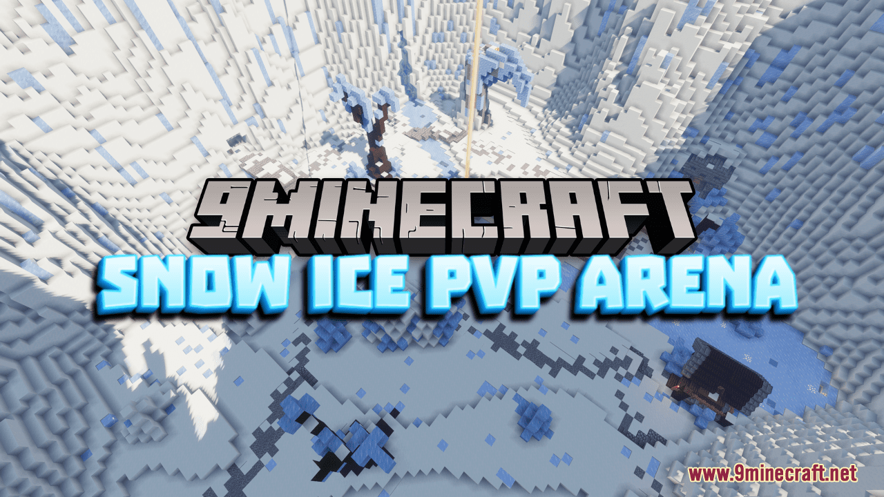 Snow Ice Themed PvP Arena Map (1.20.4, 1.19.4) - Battle in the IceSnow 1