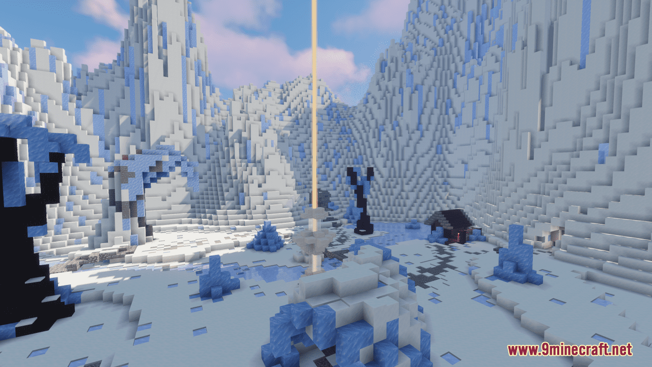 Snow Ice Themed PvP Arena Map (1.20.4, 1.19.4) - Battle in the IceSnow 10