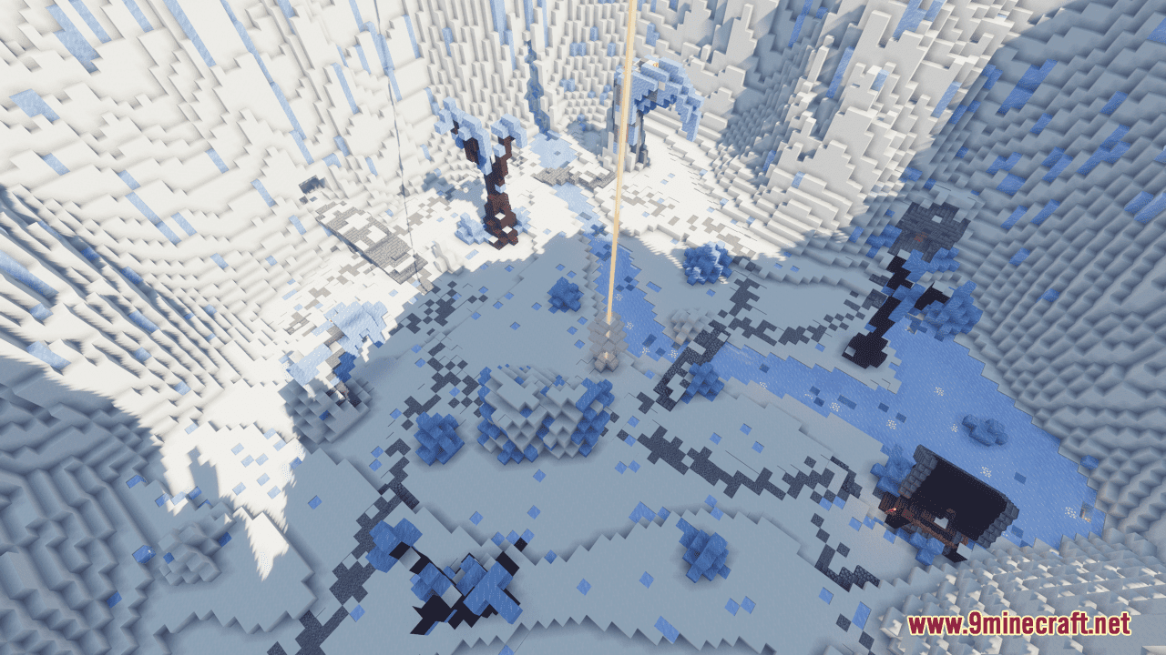 Snow Ice Themed PvP Arena Map (1.20.4, 1.19.4) - Battle in the IceSnow 4