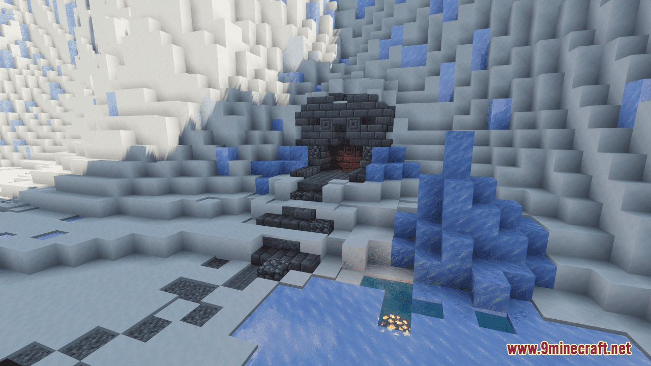 Snow Ice Themed PvP Arena Map (1.20.4, 1.19.4) - Battle in the IceSnow 5