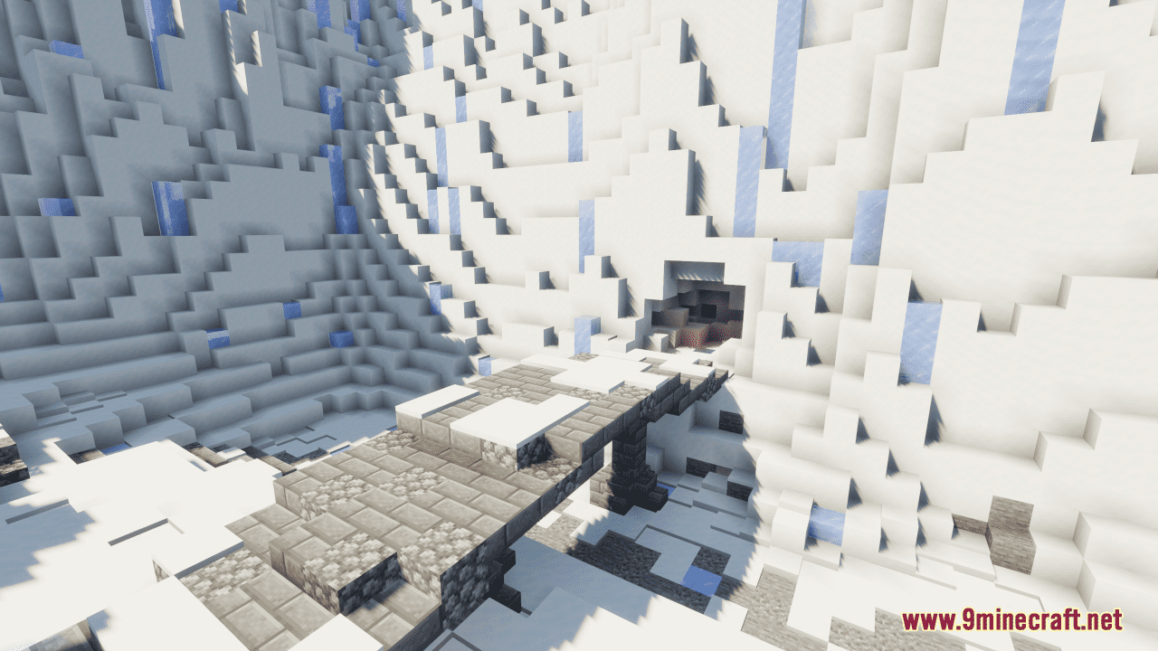 Snow Ice Themed PvP Arena Map (1.20.4, 1.19.4) - Battle in the IceSnow 6