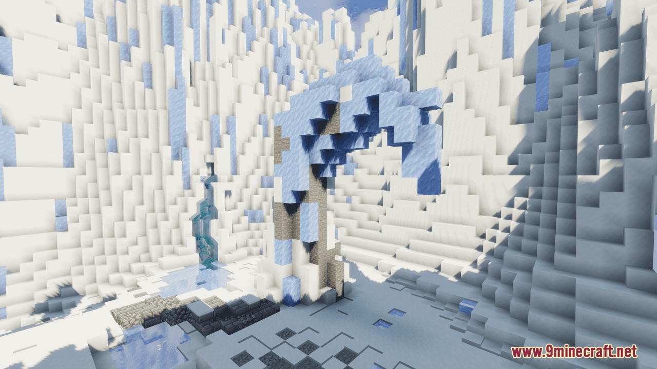 Snow Ice Themed PvP Arena Map (1.20.4, 1.19.4) - Battle in the IceSnow 7