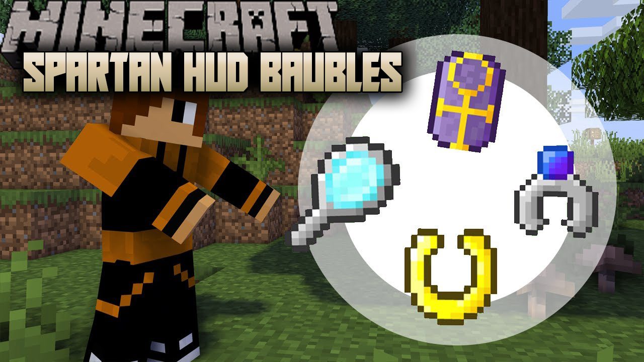 Spartan HUD Baubles Mod (1.12.2) - HUD Overlay for Equipped Baubles 1