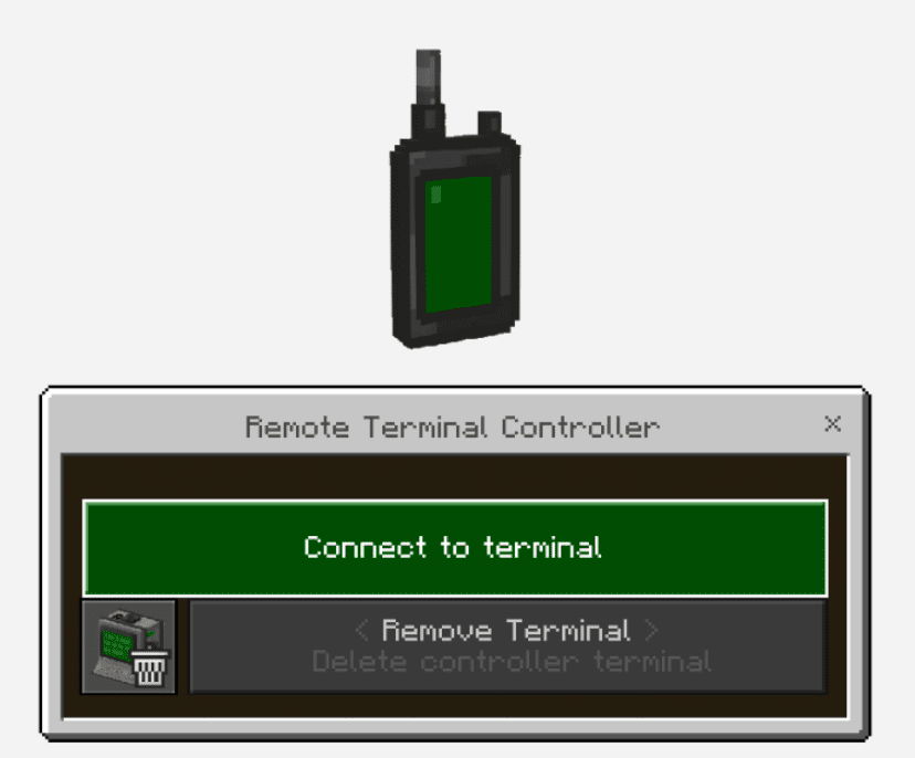 Storage Management Terminal Addon (1.21, 1.20) - MCPE/Bedrock Mod 14