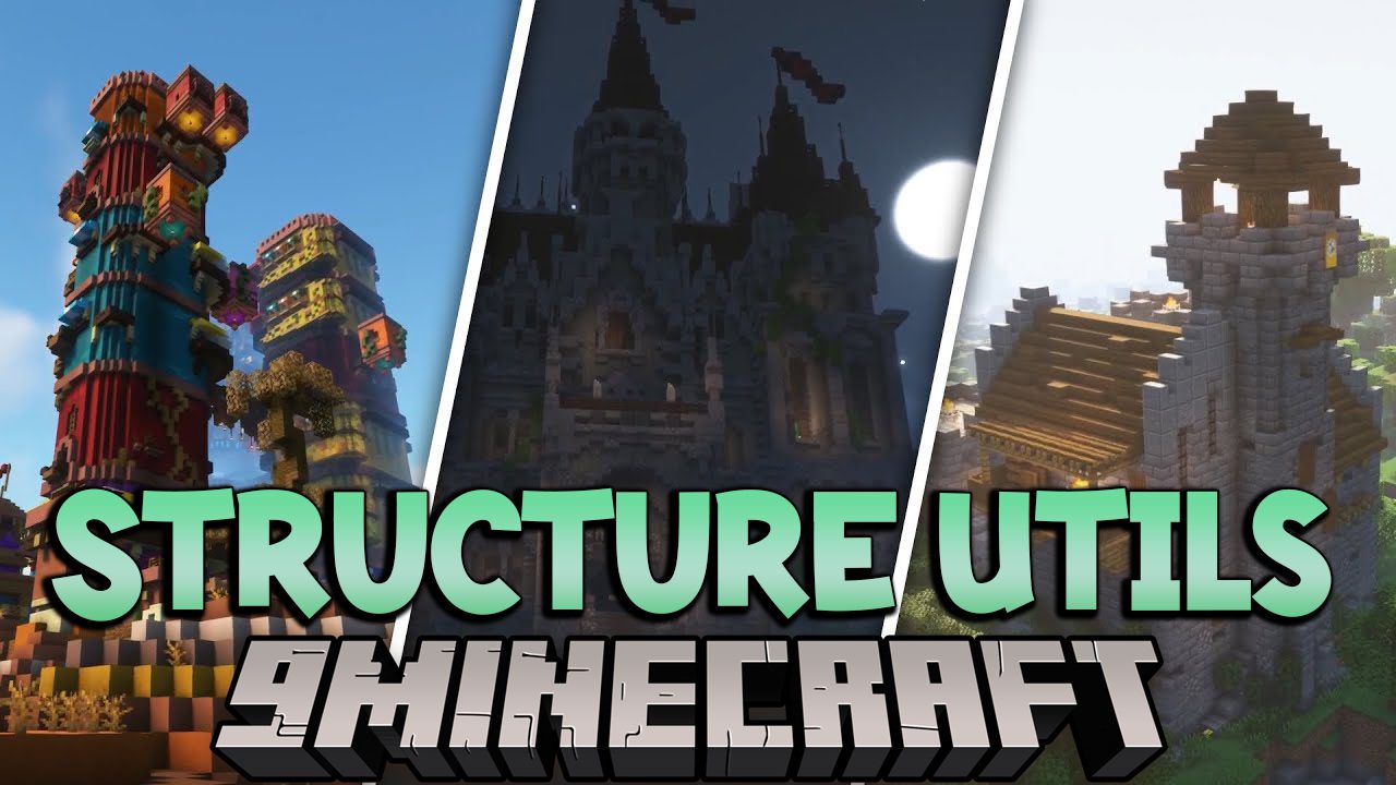 Structure Utils Mod (1.15.2, 1.12.2) - Improving The Vanilla Structure Blocks 1