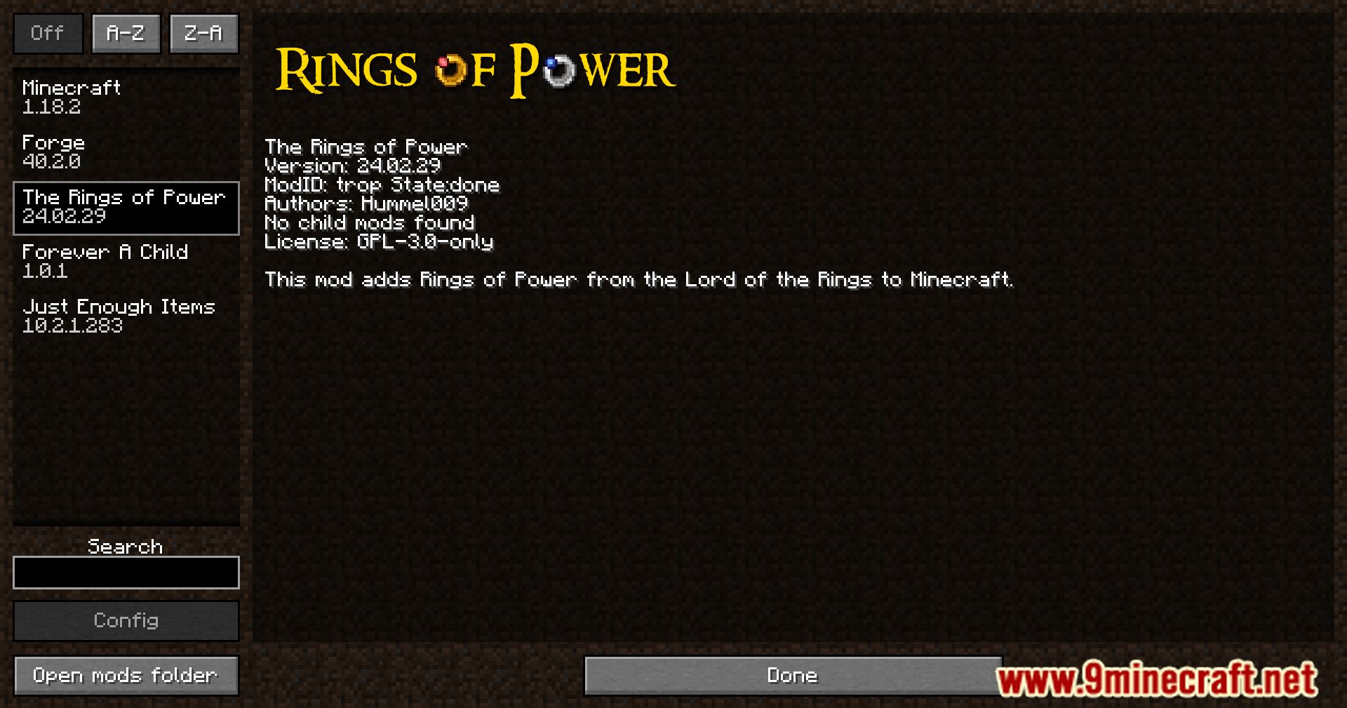 The Rings Of Power Mod (1.20.6, 1.20.1) - Journey To Middle-Earth 2