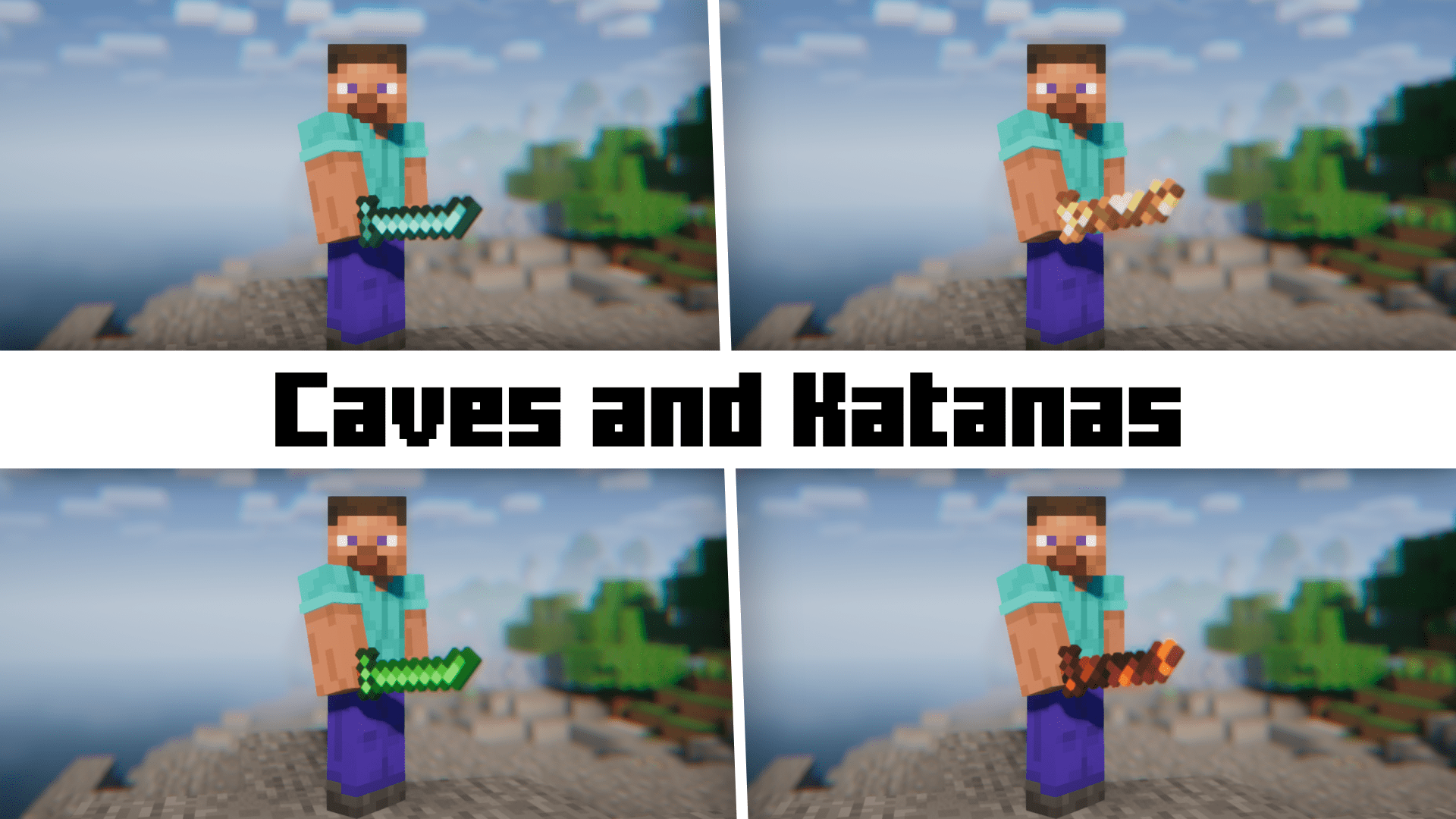 Caves and Katanas Mod (1.20.1, 1.19.2) - New Weapon Class 1