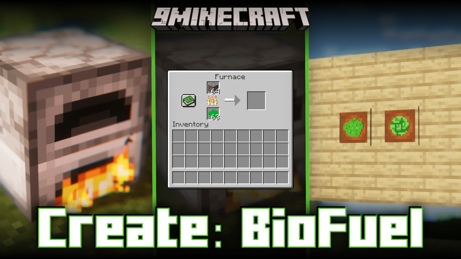 Create: BioFuel Mod (1.20.1, 1.19.2) - Leave Blocks To Biomass 1