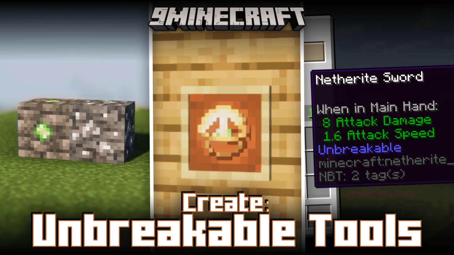 Create: Unbreakable Tools Mod (1.20.1, 1.19.2) - Tools With Infinite Durability 1