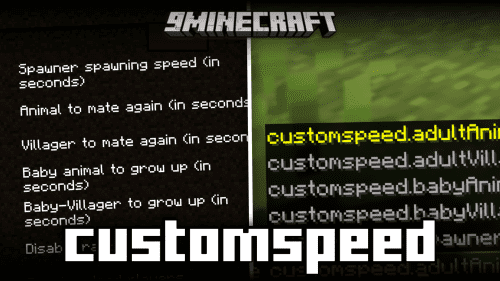 Customspeed Mod (1.20.6, 1.20.1) – Configure Time Values In-Game Thumbnail