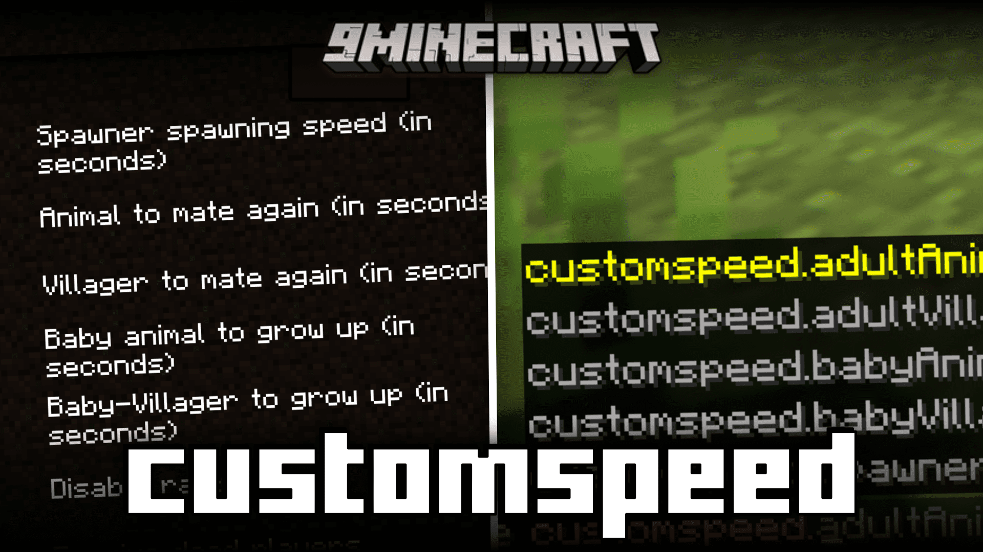 Customspeed Mod (1.20.1, 1.19.3) - Configure Time Values In-Game 1