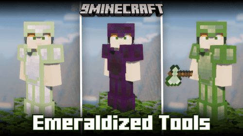 Emeraldized Tools Mod (1.20.1, 1.19.4) – Emerald Tools & Armor Thumbnail