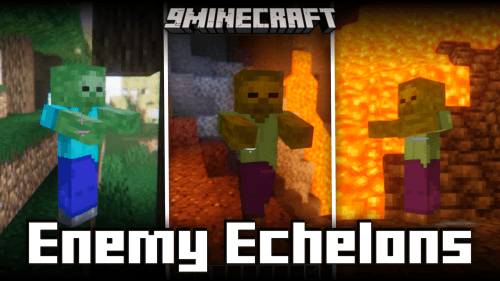 Enemy Echelons Mod (1.20.1, 1.19.3) – World Height Based Mob Difficulty Thumbnail