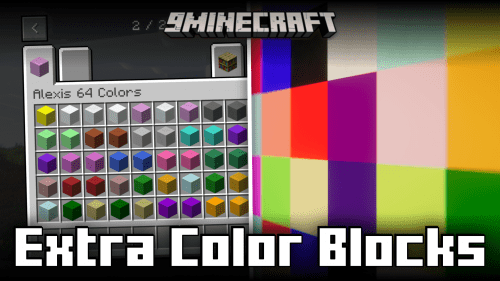 Extra Color Blocks Mod (1.20.1, 1.19.4) – 62 Chromatic Building Blocks Thumbnail