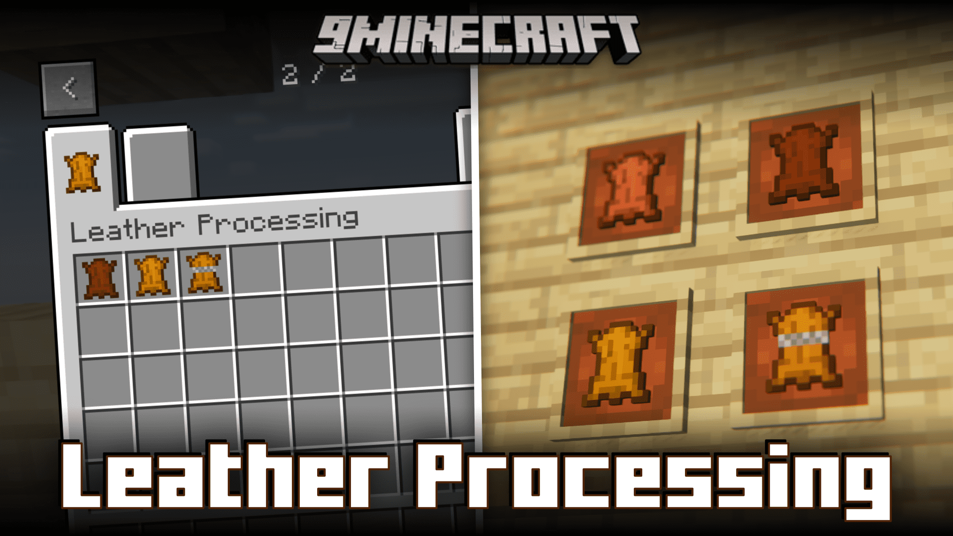 Leather Processing Mod (1.20.1) - Processing Steps For Leather 1