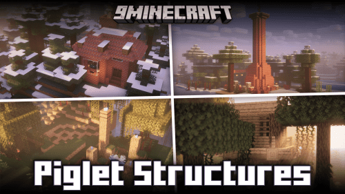 Piglet Structures Mod (1.20.1, 1.19.4) – 400+ New Structures & More! Thumbnail