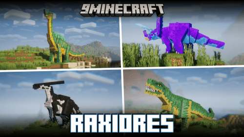 Raxiores Mod (1.20.1, 1.19.4) – Dinosaurs In Minecraft Thumbnail