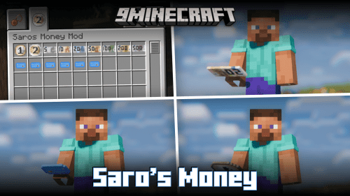 Saro´s Money Mod (1.20.1, 1.19.4) – In-Game Currency & Credit Cards Thumbnail