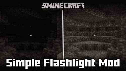 Simple Flashlight Mod (1.20.1) – Torches That Actually Work Thumbnail