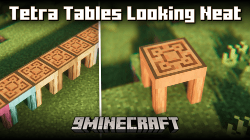 Tetra Tables Looking Neat Mod (1.20.1, 1.19.2) – Wood Variations For Tetra Workbenches Thumbnail