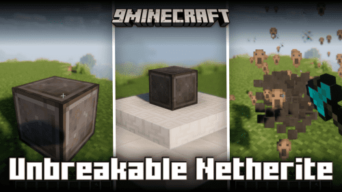 Unbreakable Netherite Mod (1.20.1) – Unbreakable Tools, Weapons & Armor Thumbnail