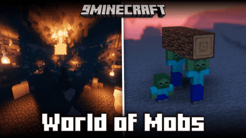 World of Mobs Mod (1.20.1) – New Mob Variants & Spider Nest Structure Thumbnail