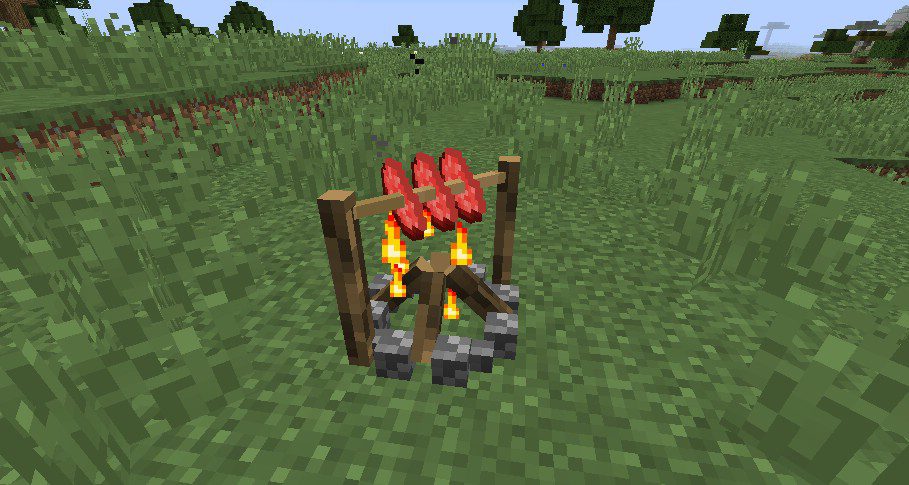 Tough As Nails Campfire Spit Mod (1.12.2) - Cooking Food 7