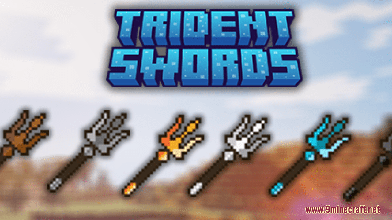 Trident Swords Resource Pack (1.20.6, 1.20.1) - Texture Pack 1