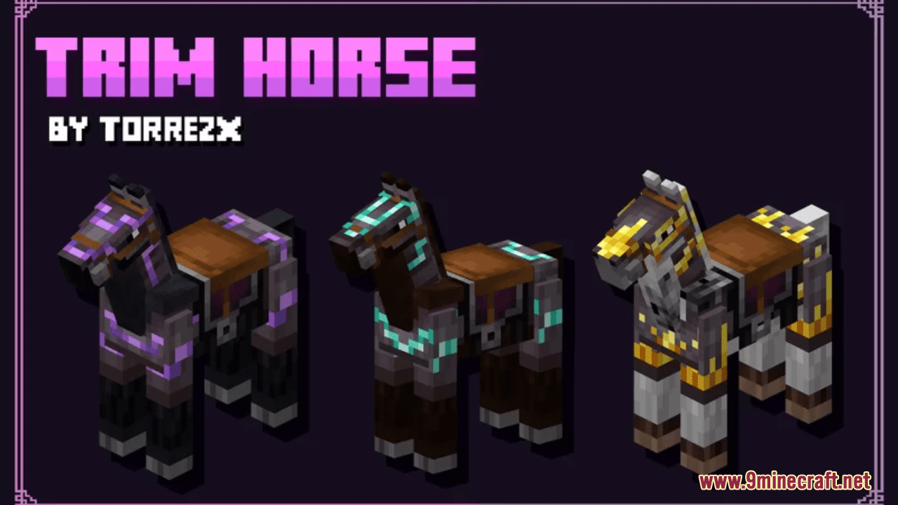 Trim Horse Resource Pack (1.20.6, 1.20.1) - Texture Pack 1