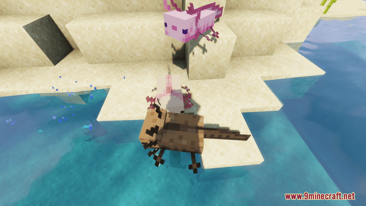 Unreleased Axolotl Resource Pack (1.20.6, 1.20.1) - Texture Pack 2