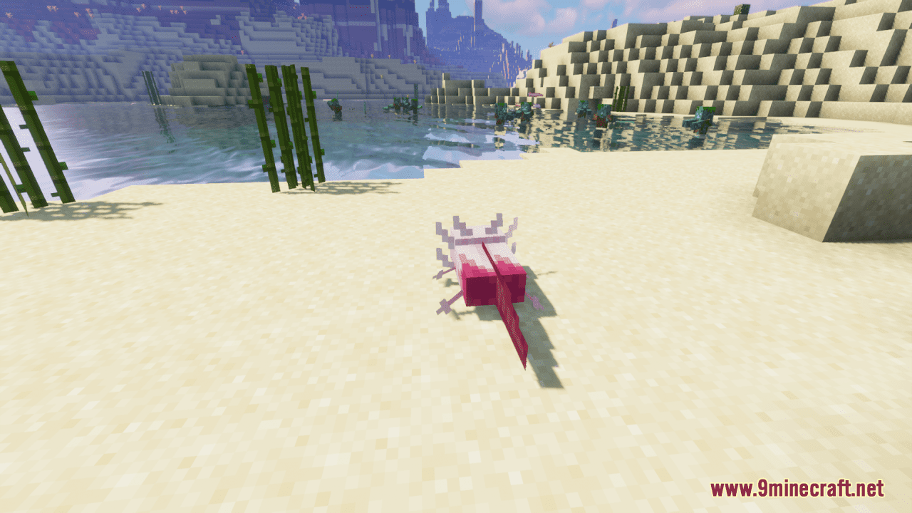 Unreleased Axolotl Resource Pack (1.20.6, 1.20.1) - Texture Pack 5