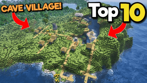 Top 10 Awesome Villages Seeds For Minecraft (1.19.4, 1.20.4) – Java/Bedrock Edition Thumbnail