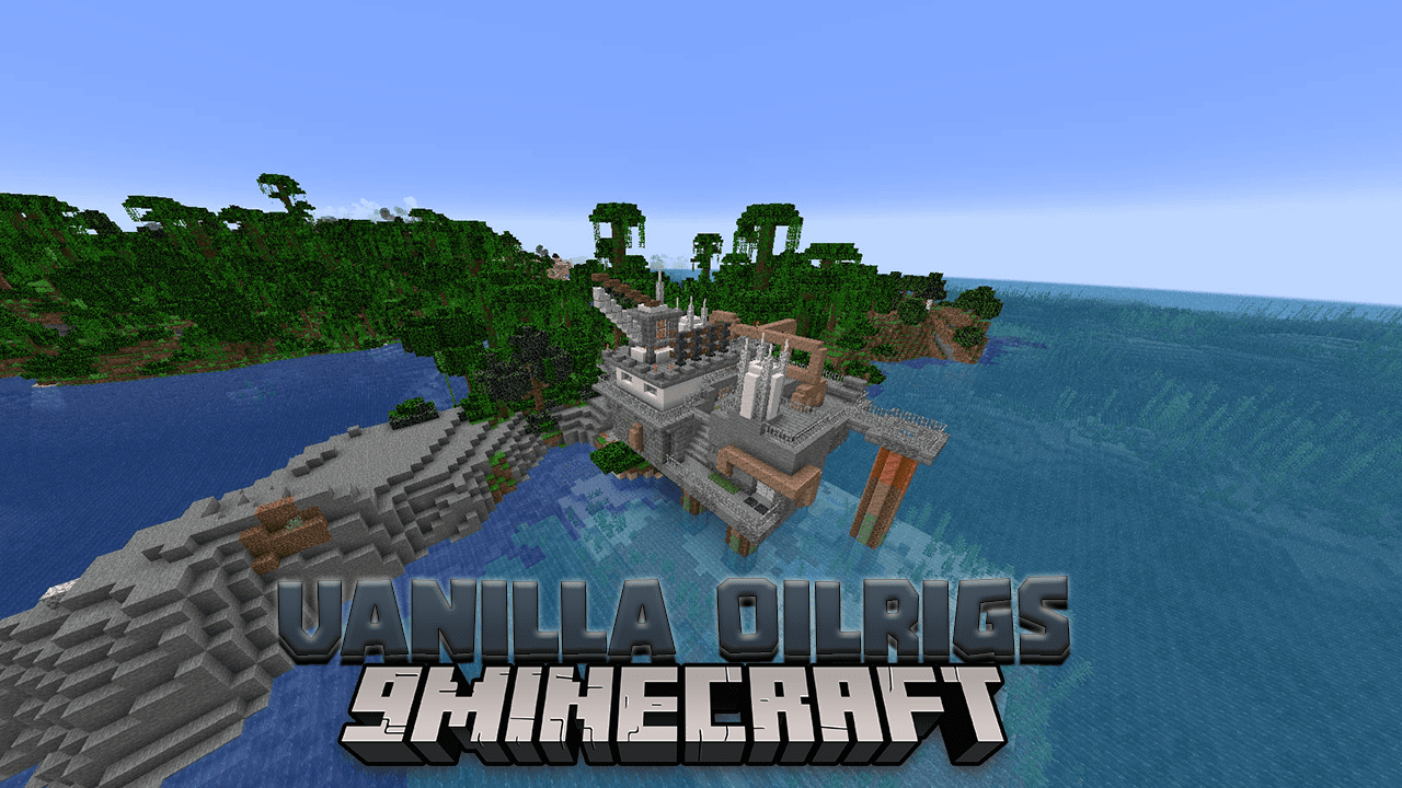 Vanilla Oilrigs Data Pack (1.20.4, 1.19.4) - Harvest the Power of the Depths! 1