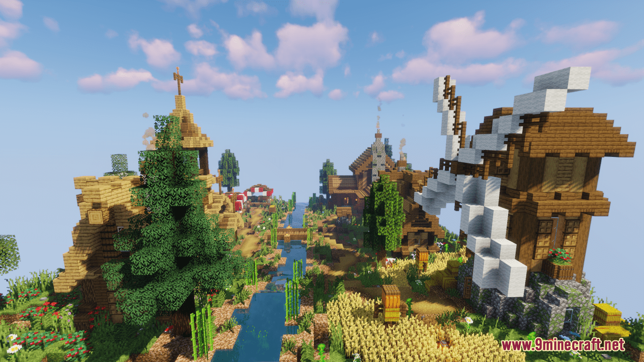 Village On The Hills Map (1.21.1, 1.20.1) - Hillside Haven 6