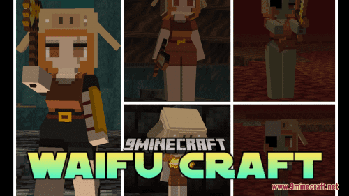 Waifu Craft Resource Pack (1.21.1, 1.20.1) – Texture Pack Thumbnail