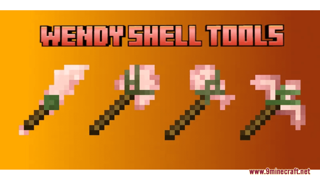 Wendy Shell Tools Resource Pack (1.20.6, 1.20.1) - Texture Pack 1